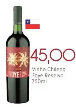 Epa Vinho Chileno Foye Reserva oferta