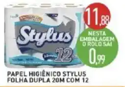 Calvo Atacadista Papel higiênico stylus oferta