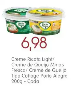 Epa Creme Ricota Light/ Creme de Queijo Minas Fresca/ Creme de Queijo Tipo Cottage Porto Alegre oferta