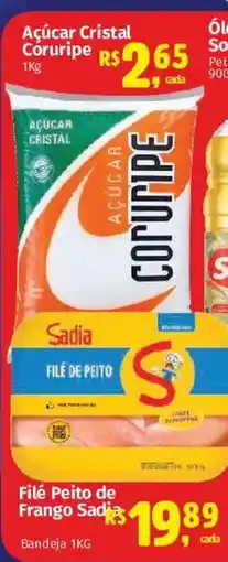 Supermercados Mateus Açúcar cristal coruripe oferta