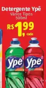 Supermercados Mateus Detergente Ypê Vários Tipos oferta