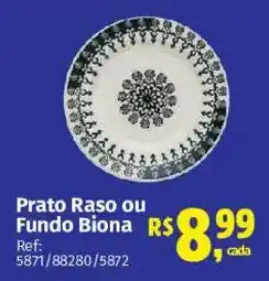 Supermercados Mateus Prato Raso ou Fundo Biona oferta