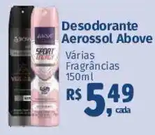 Supermercados Mateus Desodorante Aerossol Above oferta
