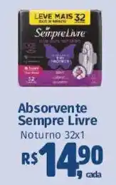 Supermercados Mateus Absorvente Sempre Livre Noturno oferta