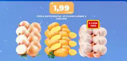 Tatico cebola, batata inglesa - kg ou alho a granel oferta