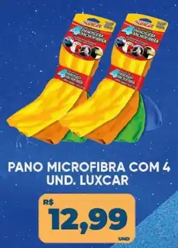 Tatico Pano microfibra com 4 und. luxcar oferta