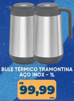Tatico bule térmico tramontina aço inox oferta