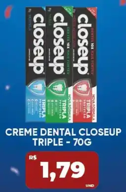 Tatico Creme dental closeup triple oferta