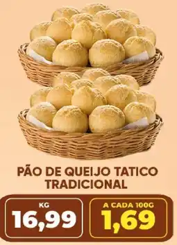 Tatico Pão de queijo tatico tradicional oferta
