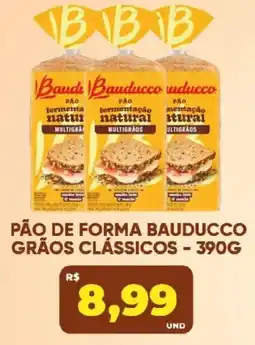 Tatico Pão de forma bauducco grãos clássicos oferta