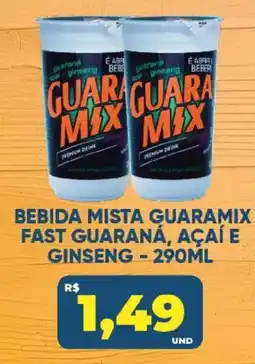 Tatico Bebida mista guaramix fast guaraná, açaí e ginseng oferta