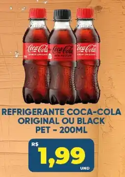 Tatico Refrigerante coca-cola original ou black oferta