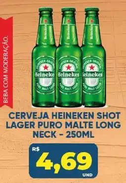 Tatico Cerveja heineken shot oferta