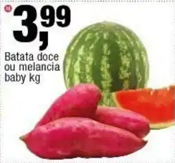 Frangolândia Batata doce ou melancia baby oferta