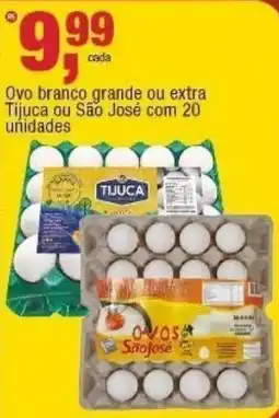 Frangolândia Ovo branco grande ou extra oferta