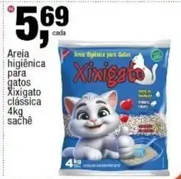 Frangolândia Areia higiênica para gatos Xixigato clássica oferta