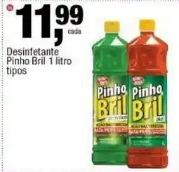 Frangolândia Desinfetante Pinho Bril 1 litro tipos oferta