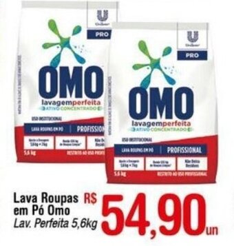 Fort Atacadista Lava roupas em po Omo 5.6kg oferta
