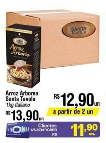 Arroz Arboreo Santa Tavola 1kg