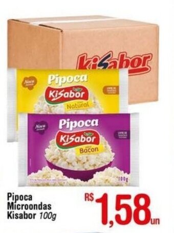 Pipoca Microondas Kisabor 100g