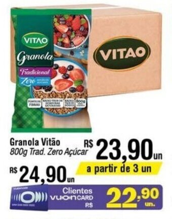 Fort Atacadista Granola Vitao 800g Tradicional oferta