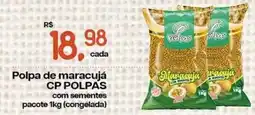 Cometa Supermercados Polpa de maracujá cp polpas com sementes oferta