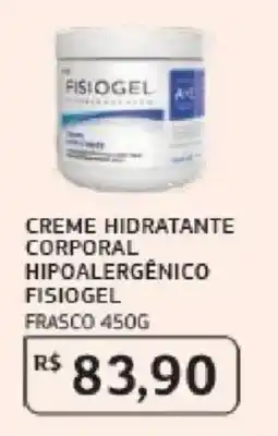 Assaí Atacadista Creme hidratante corporal hipoaLergênico fisiogel oferta