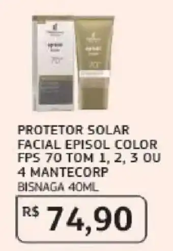 Protetor solar facial episol color