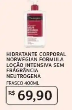 Assaí Atacadista Hidratante corporal norwegian formula locão intensiva sem fragrância neutrogena oferta