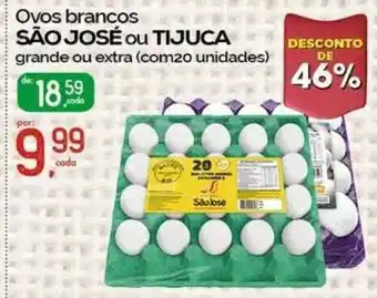 Cometa Supermercados Ovos brancos são josé ou tijuca oferta