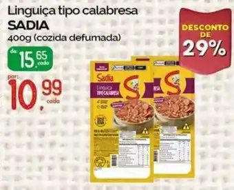 Cometa Supermercados Linguiça tipo calabresa oferta