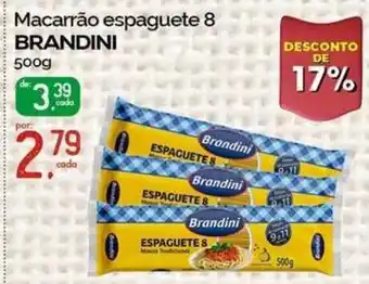 Cometa Supermercados Macarrão espaguete 8 brandini oferta