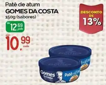 Cometa Supermercados Patê de atum gomes da costa oferta