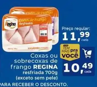 Cometa Supermercados Coxas ou sobrecoxas de frango regina oferta