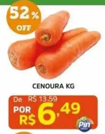 Pinheiro Supermercado cenoura kg oferta