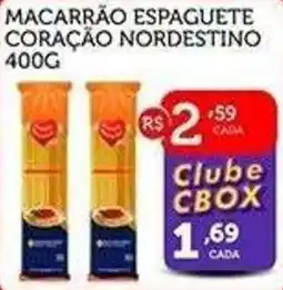 CenterBox Macarrão espaguete coração nordestino oferta
