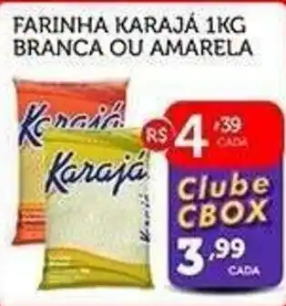 CenterBox Farinha karajá branca ou amarela oferta