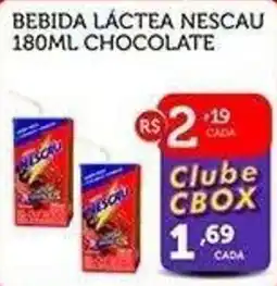 CenterBox bebida lactea nescau chocolate oferta