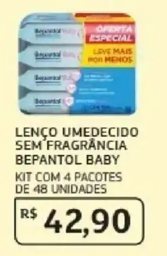 Assaí Atacadista lenço umedecido sem fragrância bepantol baby oferta
