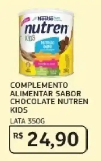 Assaí Atacadista complemento alimentar sabor chocolate nutren kids oferta
