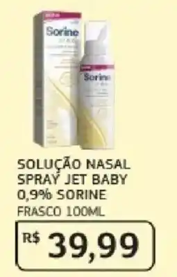 Assaí Atacadista solução nasal spray jet baby oferta