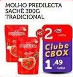CenterBox molho predilecta sachê tradicional oferta