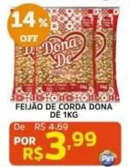 Pinheiro Supermercado Feijão de corda dona oferta