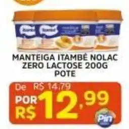 Pinheiro Supermercado Manteiga itambé nolac zero lactose oferta