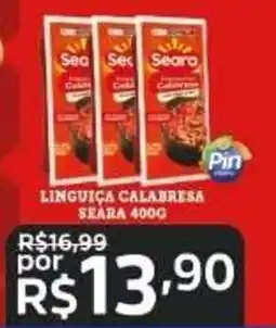 Pinheiro Supermercado Linguiça calabresa seara oferta
