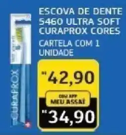 Assaí Atacadista Escova de dente 5460 ultra soft curaprox cores oferta