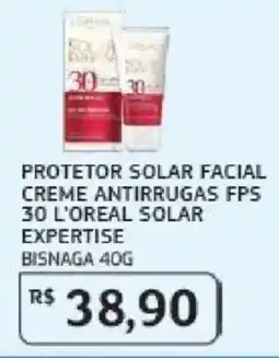 Assaí Atacadista protetor solar facial creme antirrugas fps 30 l'oreal solar expertise oferta