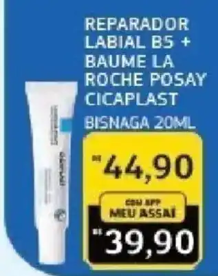 Assaí Atacadista Reparador labial b5 + baume la roche posay cicaplast oferta