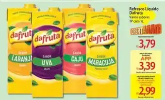 Atacadão Refresco Líquido Dafruta Vários sabores oferta