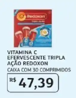 Assaí Atacadista vitamina c efervescente tripla ação redoxon oferta